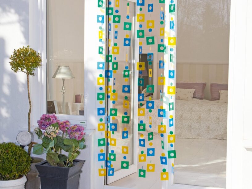 60s-style fly curtain