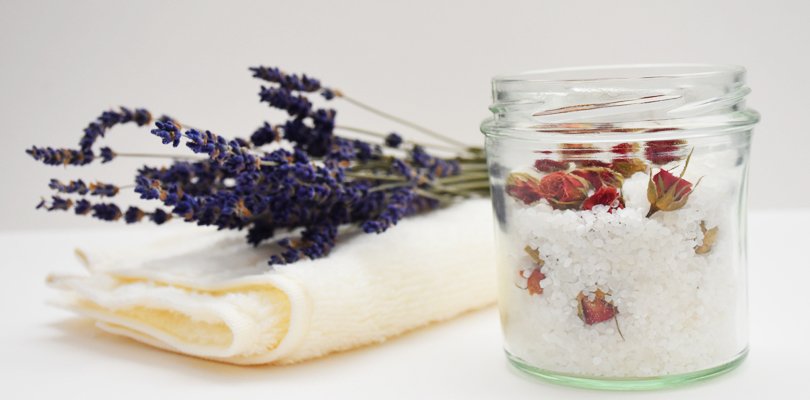 Homemade herbal salt