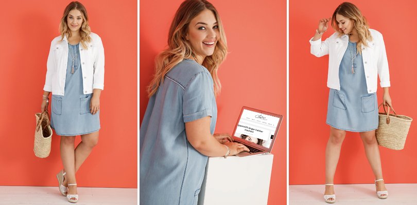 wear a denim dress with your wardrobe