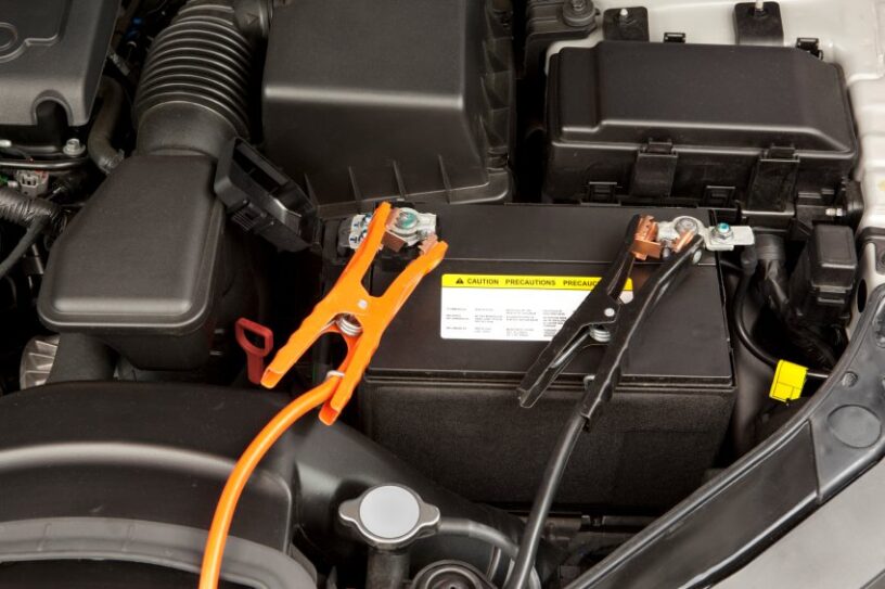 jump-start a car Jumper cables