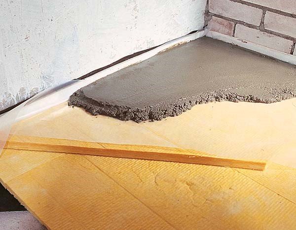 Insulation under floor