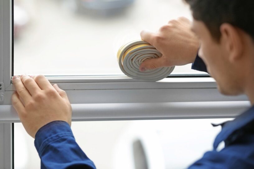 How to fix damaged door and window seals