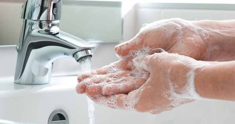 Make foaming hand wash