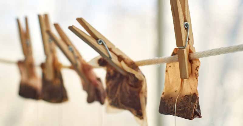 ways to recycle used tea bags