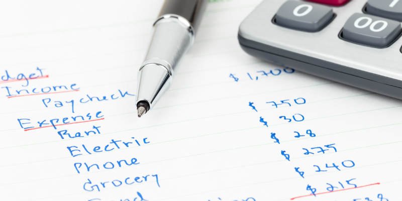 create a household budget