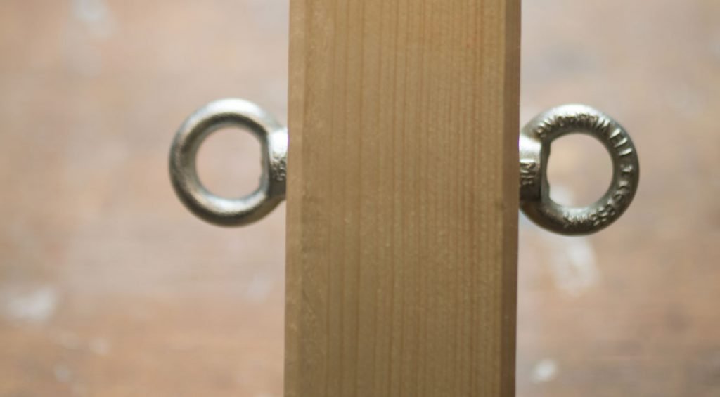 With eyelets on the crossbeams, the tension belts can be fastened better later.