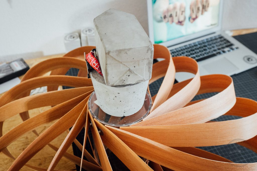 make a wood veneer pendant light