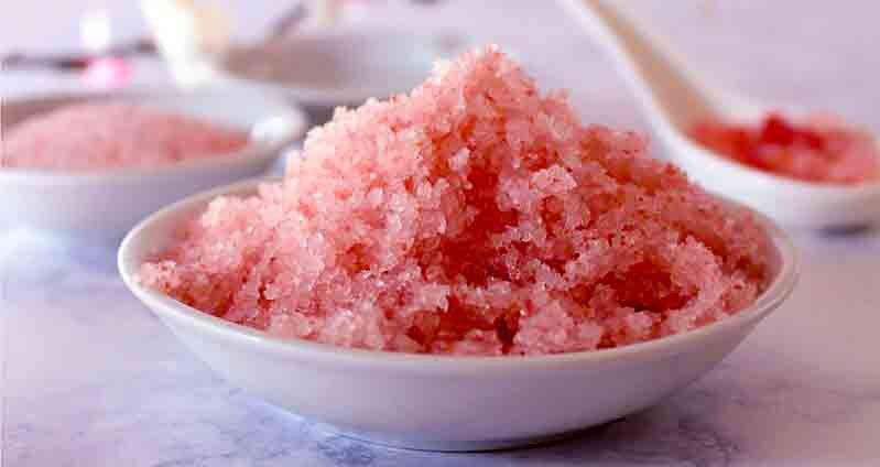 DIY shower scrub recipe