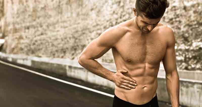 stop abdominal pain when running