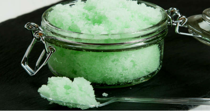 exfoliating hair scrub