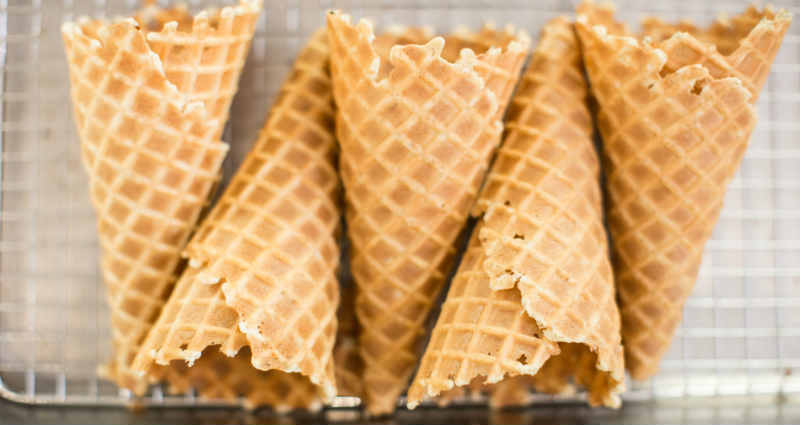 make ice cream waffle cones