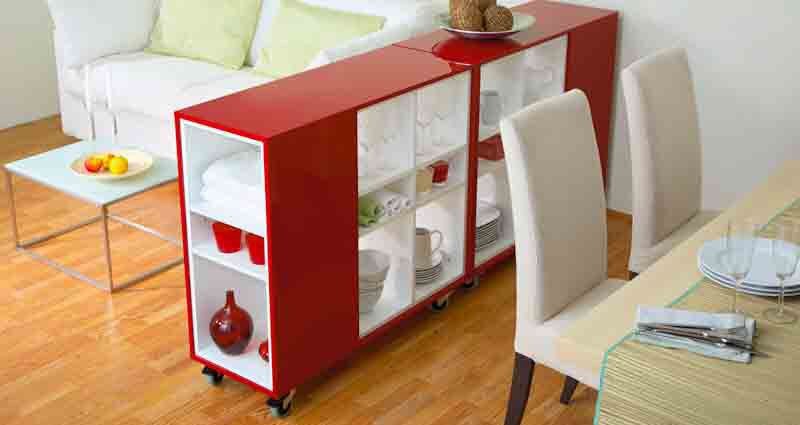 build a sideboard on wheels