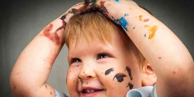 easily remove paint from skin