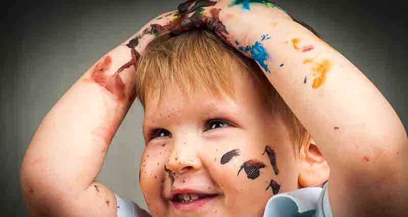 easily remove paint from skin