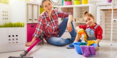 get children to help with housework