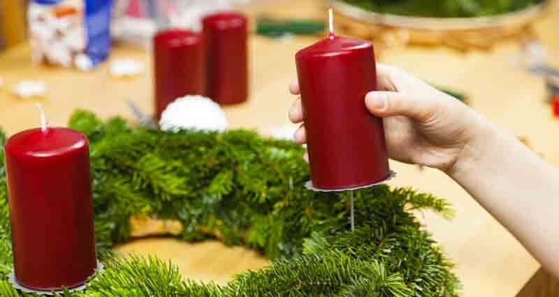 make an Advent wreath