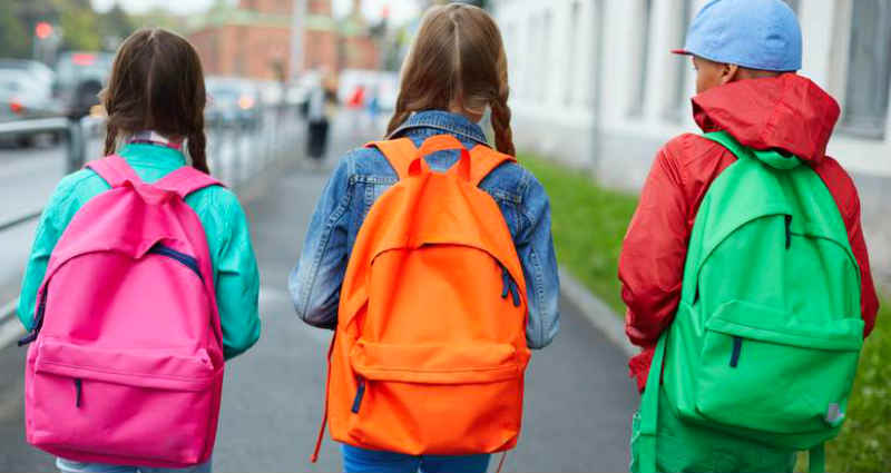 clean school satchels and backpacks