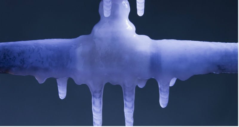 prevent a frozen water pipe