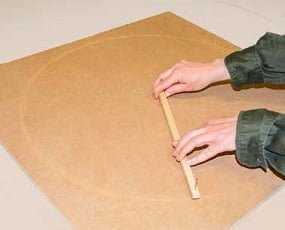 upcycle a car tire into a stool