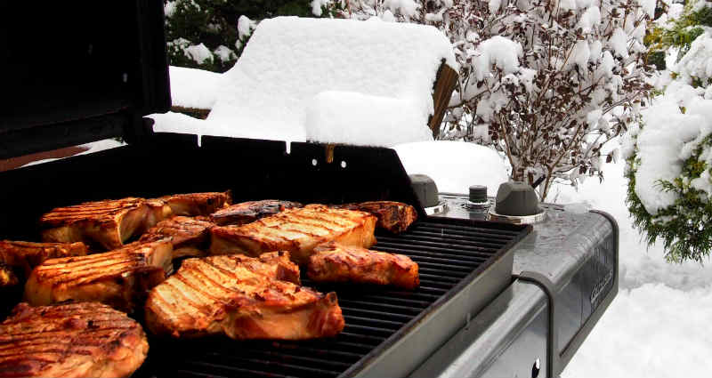 winter barbecue