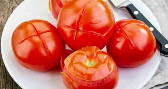 Peel tomatoes easily