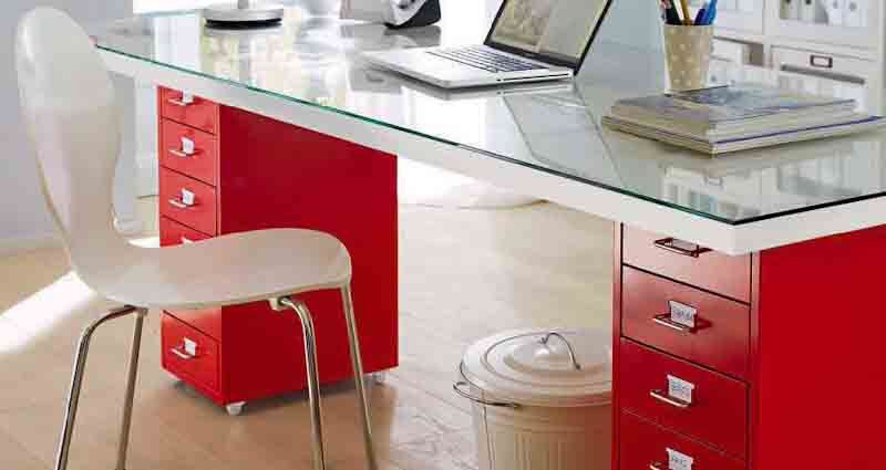 upcycle a door into a desk