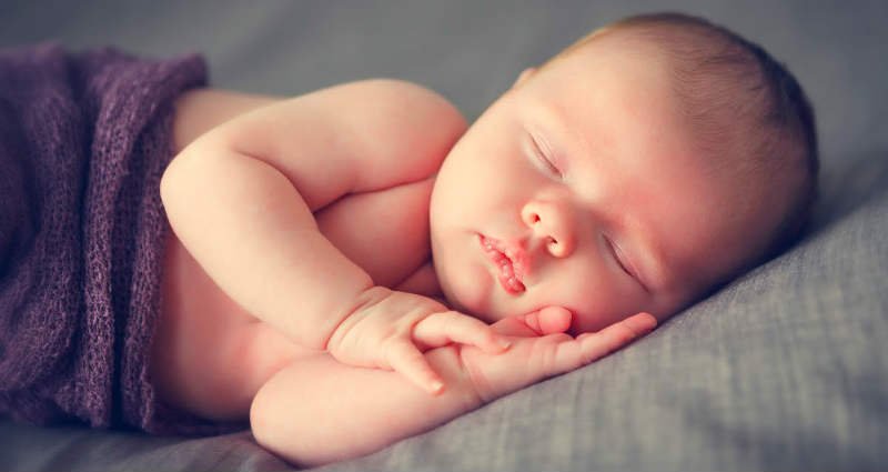 get a baby to sleep through the night