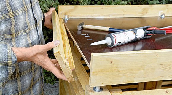 garbage can planter box