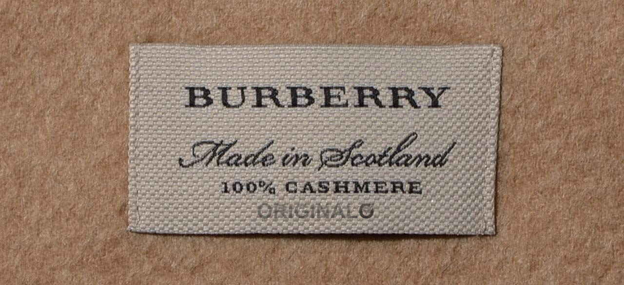 How to tell a fake or genuine Burberry scarf