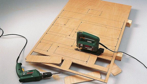 upcycle old drawers into a chest