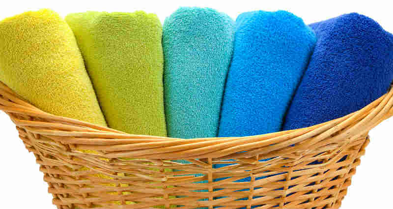 keep towels fluffy when you wash them