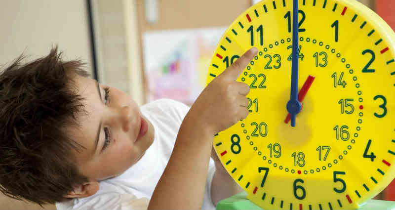 teach a child time management