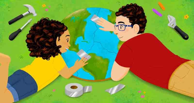 talk to children about protecting the environment