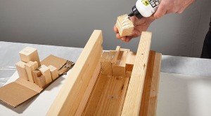 upcycle a lamp from leftover wood