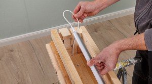 upcycle a lamp from leftover wood