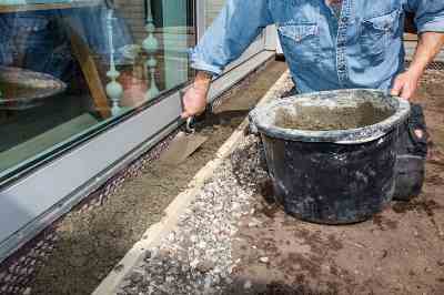 Build a wooden deck with louvered roof
