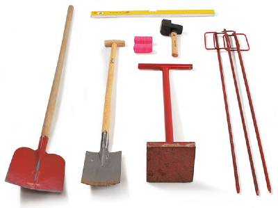 create a gravel path