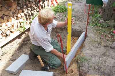 create a gravel path