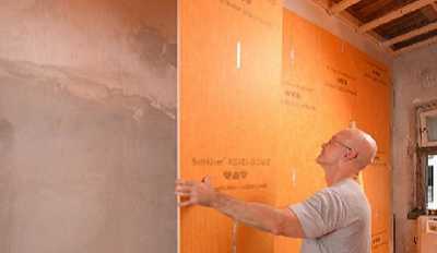 install wall panels in the bathroom