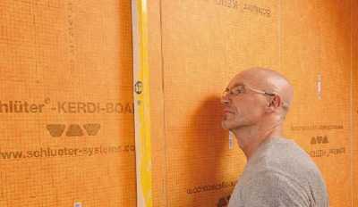 install wall panels in the bathroom