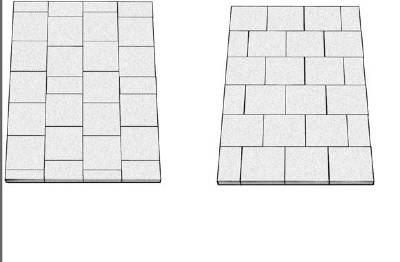 lay paving stones in a driveway