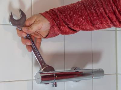 replace a shower combination set
