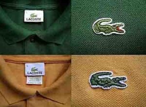 How to tell a fake vs genuine Lacoste polo