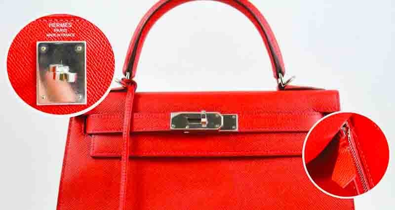 How to tell a fake vs genuine Hermes Birkin Bag