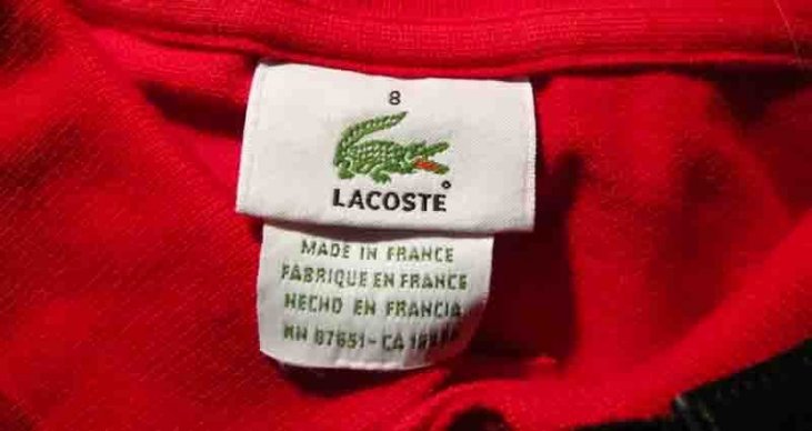 how to authenticate lacoste polo shirt