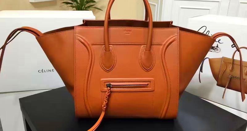 to tell a fake vs genuine Celine Phantom