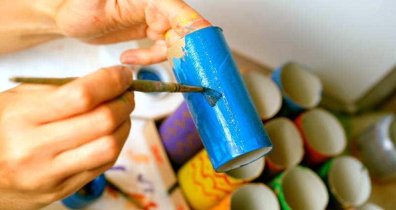 crafts from toilet paper rolls