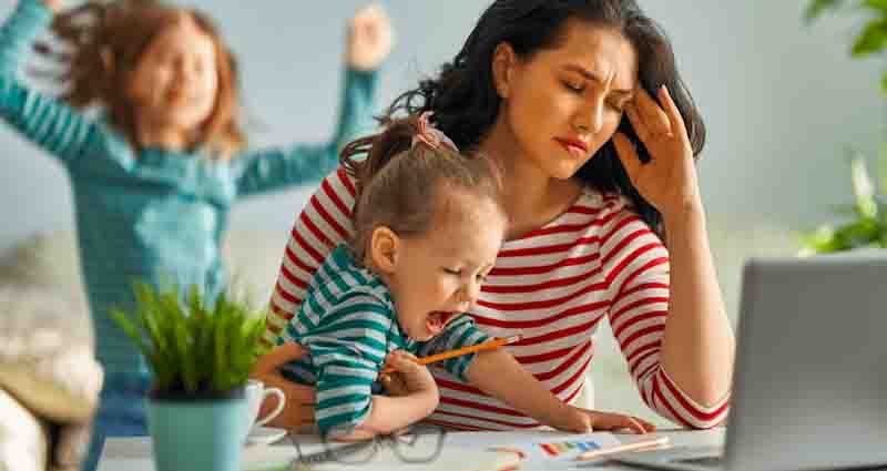 Work from home with children