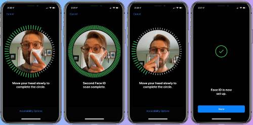 unlock a phone wearing a mask