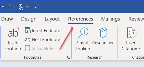 how to add footnotes in Word
